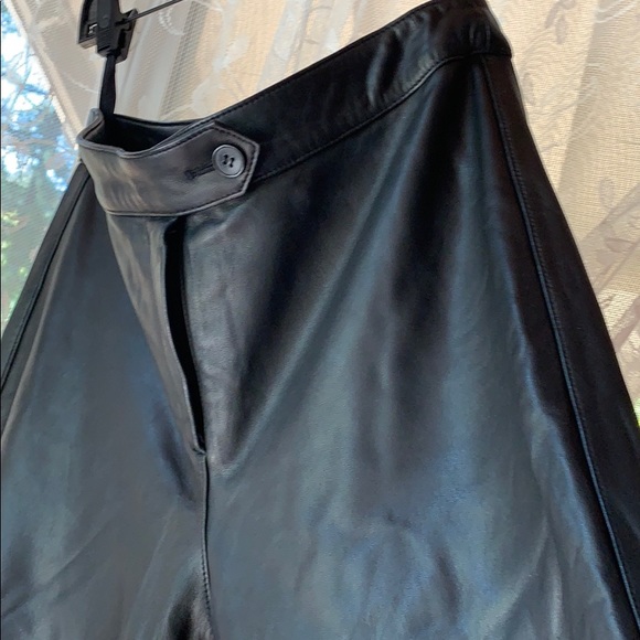 Black leather trousers - Picture 4 of 7